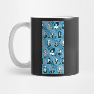 inspiring women - blue Mug